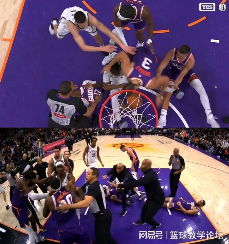 多人混战！拦都拦不住！NBA再次爆发冲突